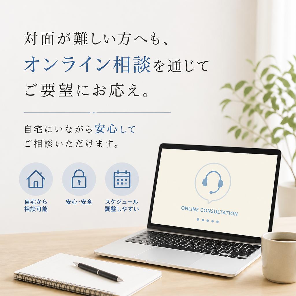 リモート相談も可能